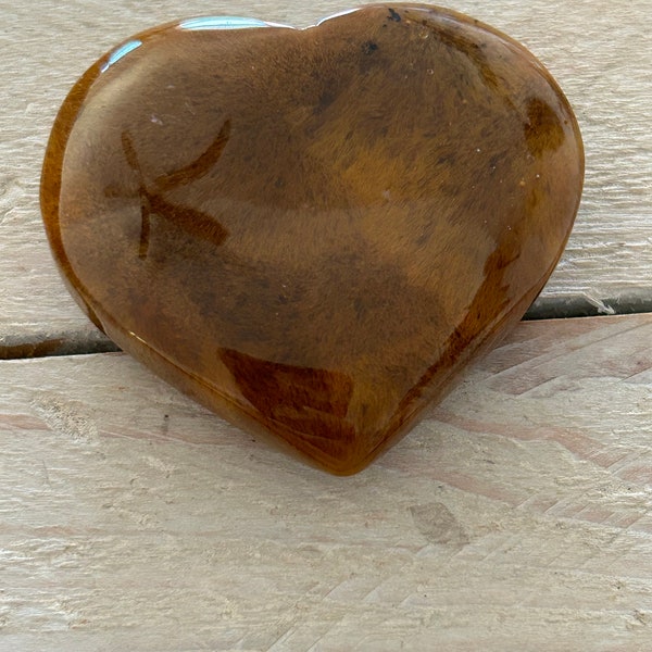 Heart Shaped Sagenite Heart Golden Rutile Heart Lion's Mane Quartz Heart Heart Shaped Sagenite Crystal Lion Heart S6