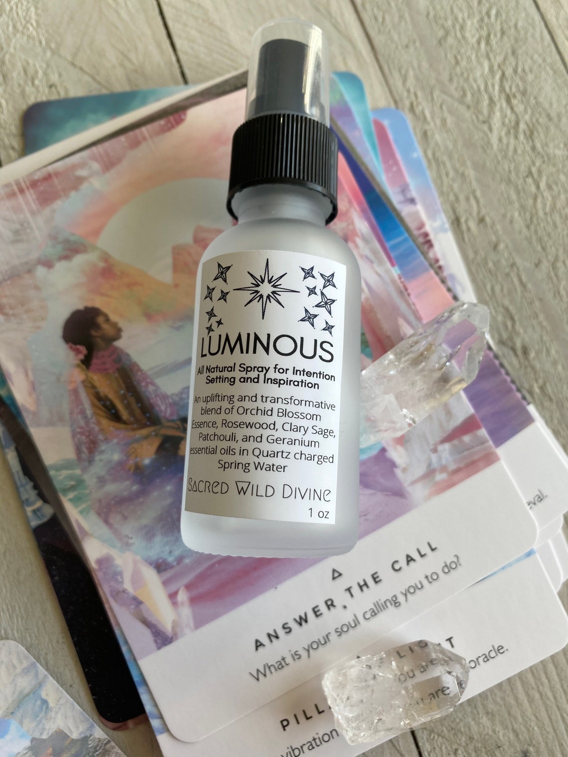 Luminous Natural Spray for Intention Setting and Inspiration Etsy