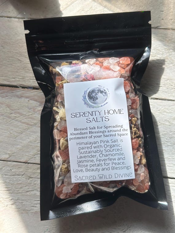 Serenity Home Salts for Welcoming Positivity and Peaceful Energy