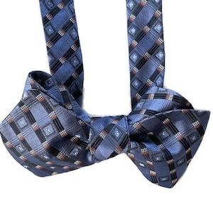 Men&#39;s Silk Bow Tie - Sartorial - One--of-a-Kind, Handcrafted - Self-tie or Pre-tied