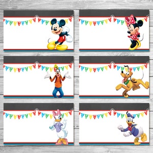 Mickey Mouse Clubhouse Food Tents Chalkboard // Mickey Mouse ...