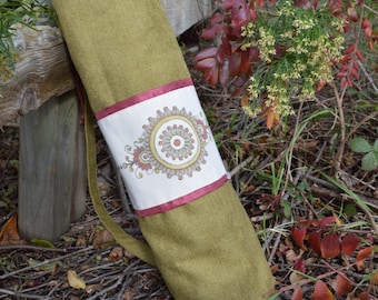 Earthly Henna-Handcrafted One-of-A-Kind Yoga Mat bag