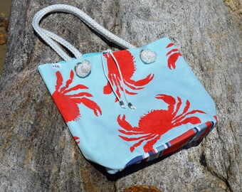 Printed Crab handbag