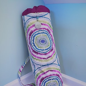 Purple Burst Yoga Mat Bag