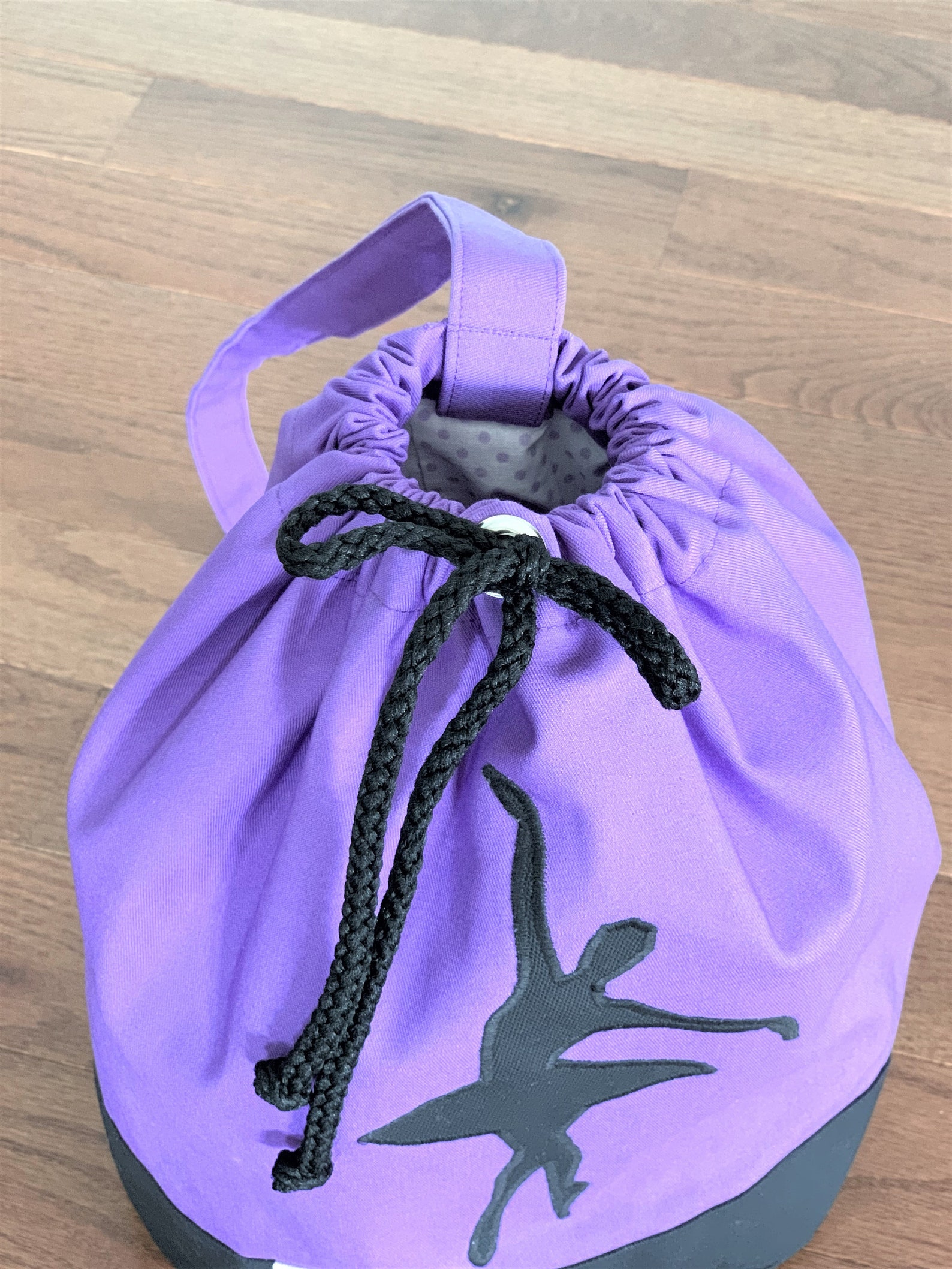 Bolsa de ballet con cordón de lona Etsy España Bolsa de ballet con cordón de lona Etsy España