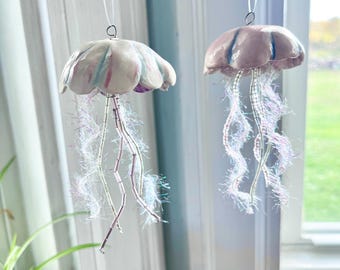 Ceramic Jellyfish ornaments