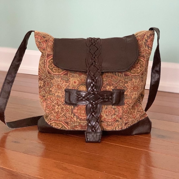 Upcycled Leather Bag Etsy