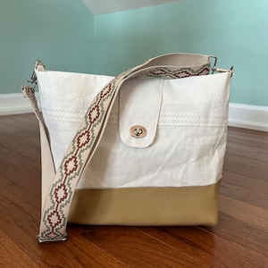 Recycle Sailbag with leather bottom