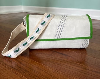 Recycle Sail Preppy Handbag