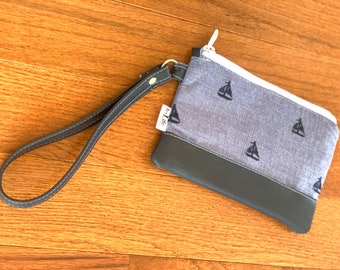 Sailboat Wristlet