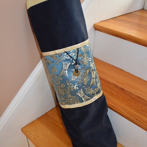 Satin Temple-Handcrafted One-of-A-Kind Yoga Mat bag