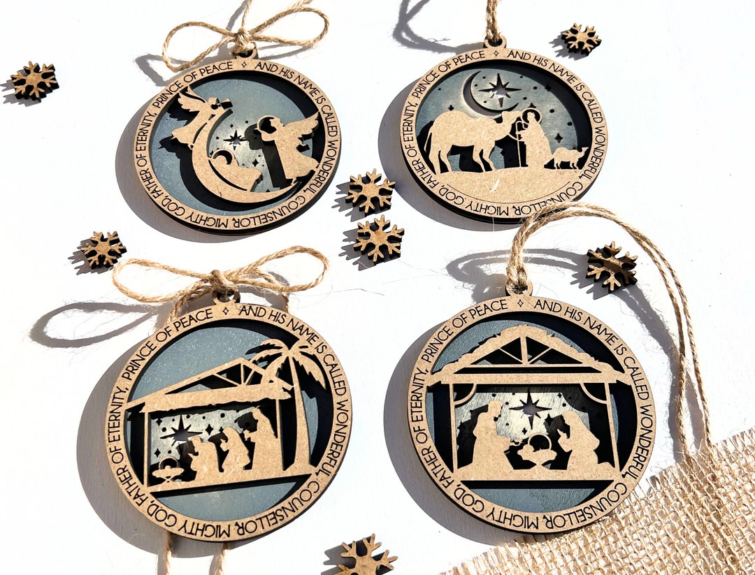 Ornamenti Natalizi, 5 PCS Ornamenti Natalizi Con Animali