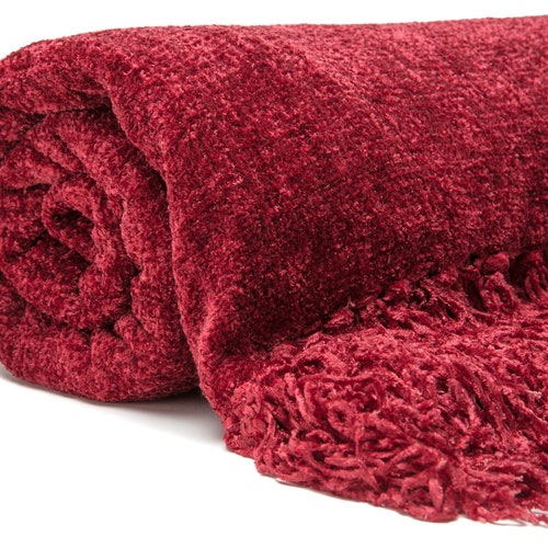 Chanasya Textured Knitted Bevel Throw Blanket Etsy