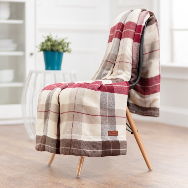 Plaid Throw Blanket Etsy