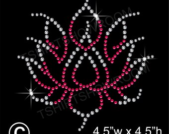 4 Inch Height Fancy Letters Rhinestone / Diamante Transfer Hotfix Iron on Motif in Crystal Applique With a Free Gift