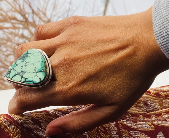Teardrop turquoise hotsell ring