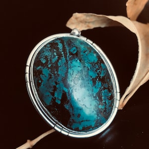 Turquoise ring Size 9 large gemstone blue green raw Turquoise elegant statement ring December birthstone jewelry gift for women zodiac rings