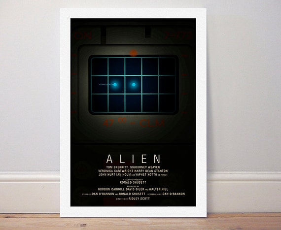 A0 A1 A2 A3 A4 Sizes Alien Movie Giant Poster