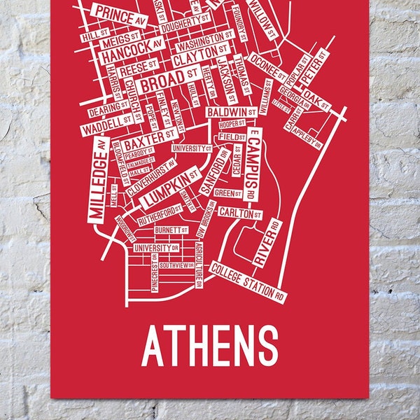 Uga Screen Print Etsy