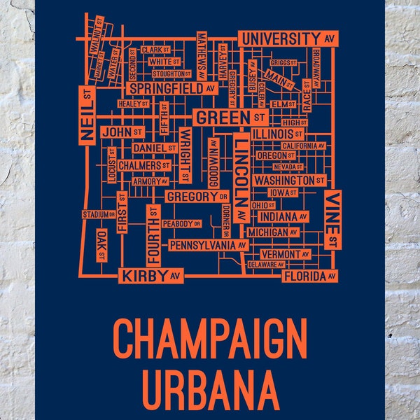 Champaign Canvas Art Etsy