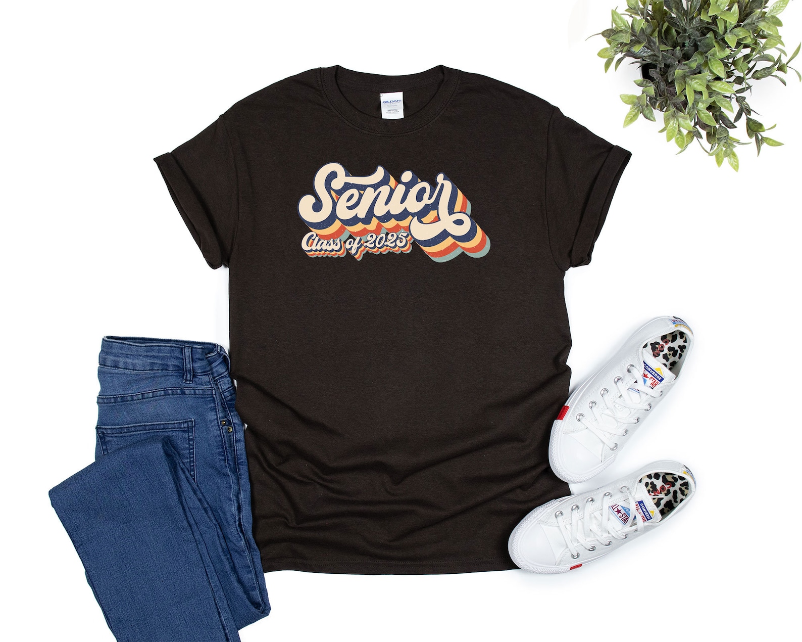 Retro Senior Class Of 2025 Shirt 2025 Senior Graduation Etsy