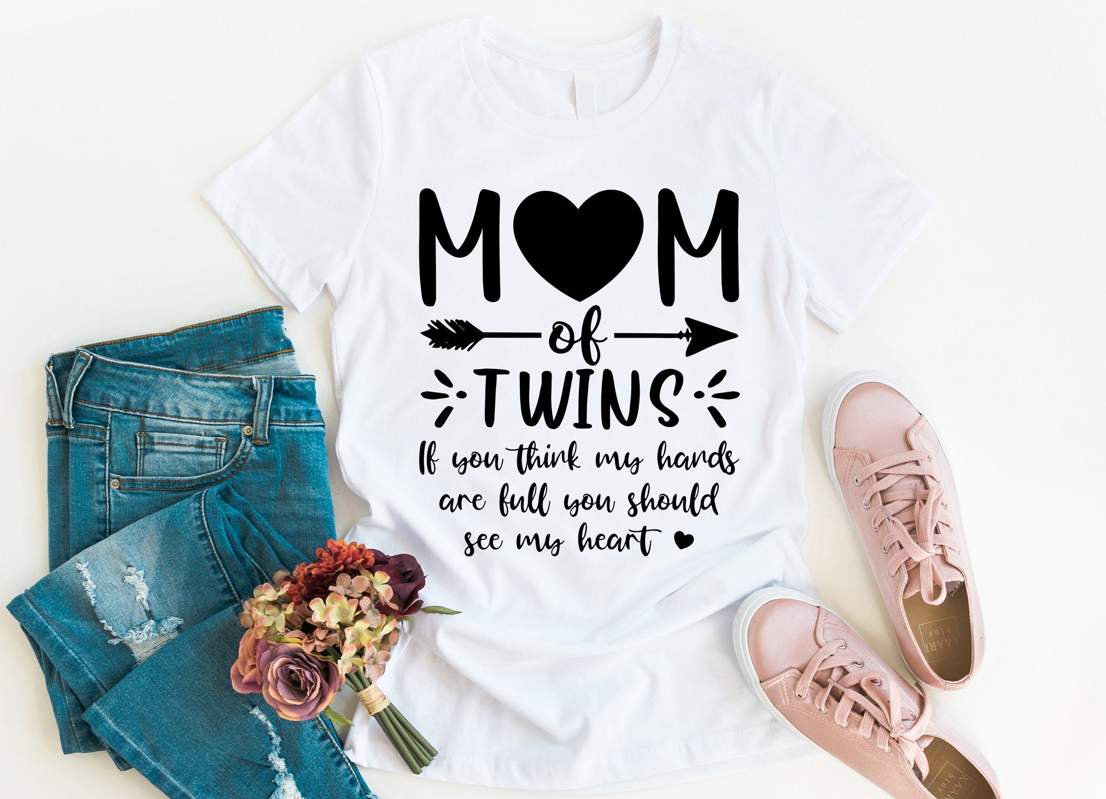 Download Mom Of Twins Svg Twin Mom Svg Mother S Day Svgfunny Etsy