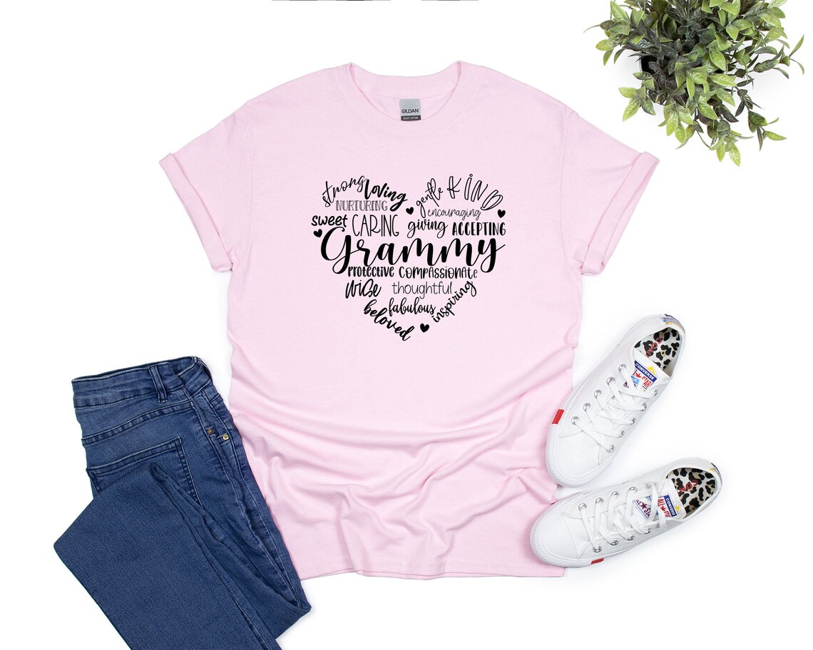 Grammy heart shirt grammy shirt grammy mothers day  etsy