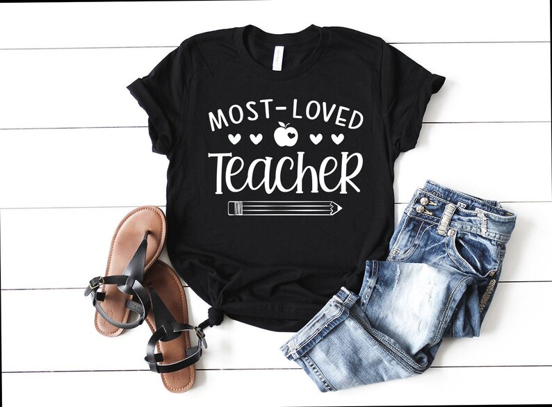 Download Most Loved Teacher Svg Teacher Svg Teacher T-shirt Design ...