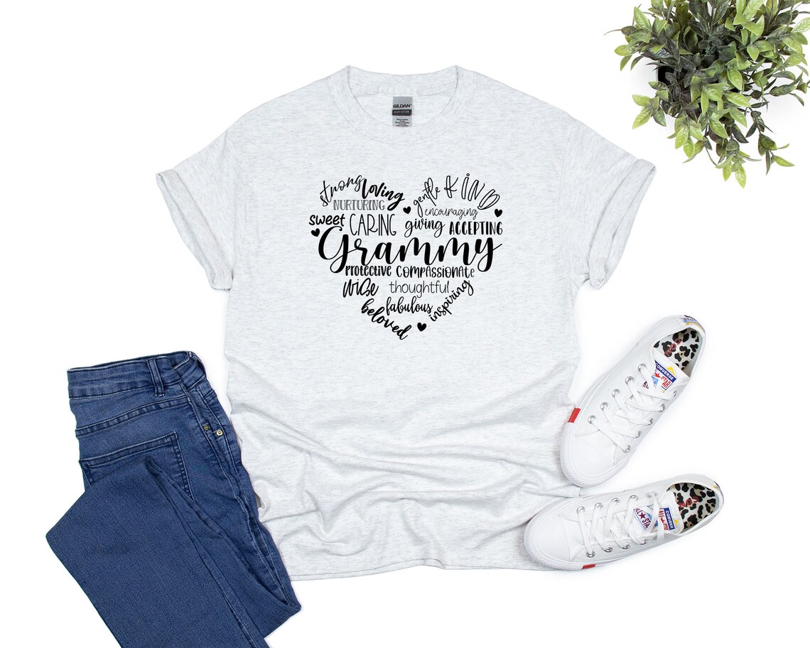 Grammy heart shirt grammy shirt grammy mothers day  etsy