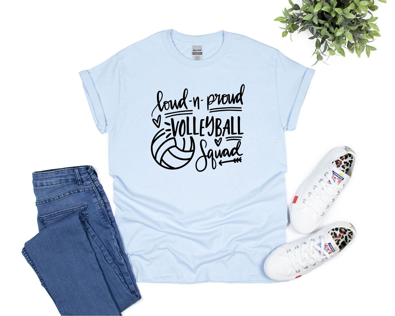 Volleyball Squad Shirt Funny Volleyball Shirt Volleyball Etsy