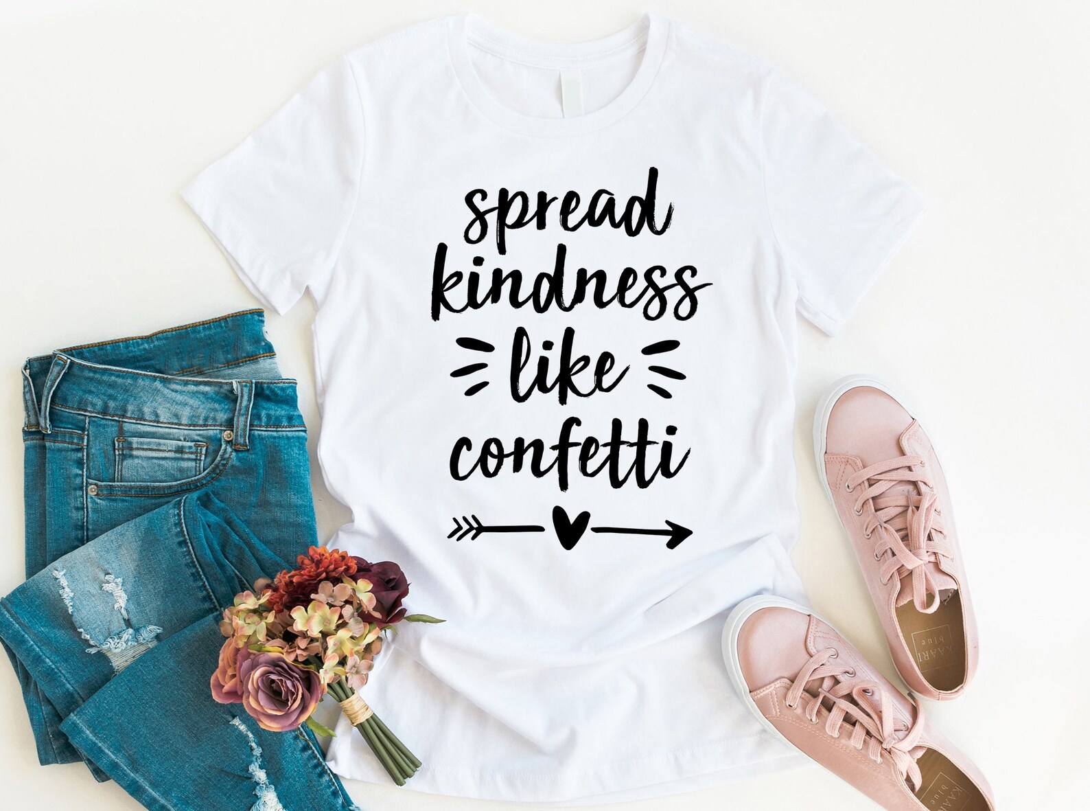 Spread Kindness Like Confetti Svg Kindness Svg Be Kind Svg Etsy