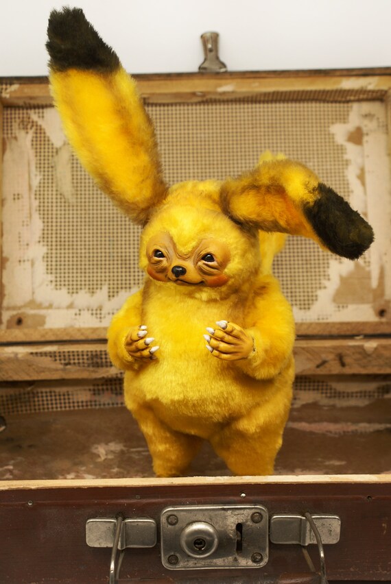 Pikachu Pokemon Pika Pika Pokemon Go Detective Pikachu Pikachu Plush Fantasy Animal Pikachu Fur Fantasy Monster Stuffed Pikachu Pikachu Toy