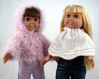 Terrific Toppers, PDF Knitting Patterns for 18-Inch Dolls,Immediate Download, Fit American Girl Dolls