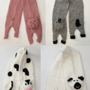 Barnyard Scarves - PDF Knitting Pattern - For Immediate Download