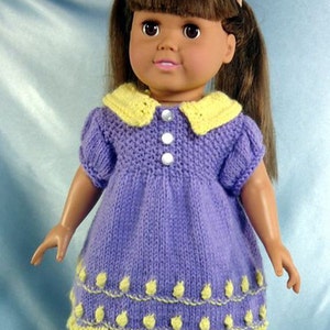 My Old Fashioned Baby Doll, Knitting Patterns for 18-inch Dolls - Immediate Download - PDF - Fits American Girl Doll