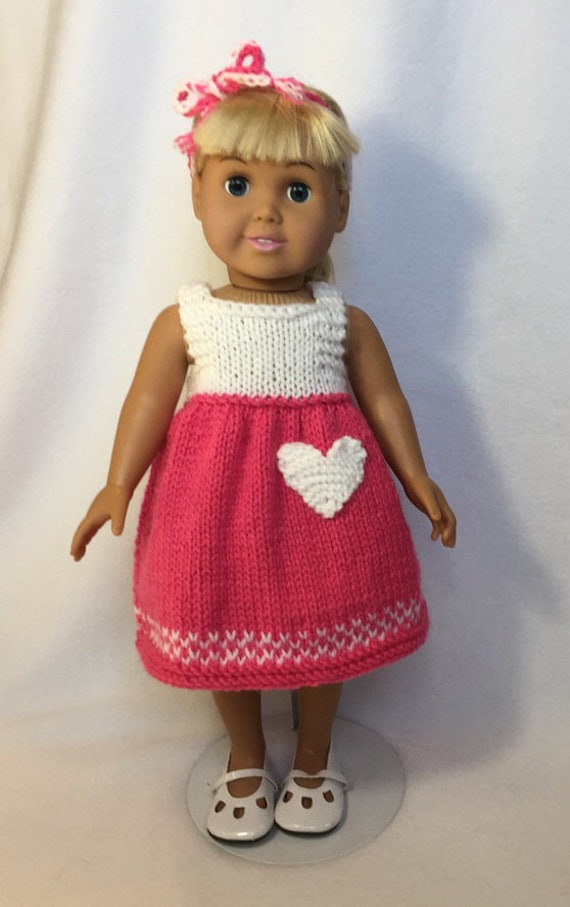 Little Sweetheart Dress - Knitting Patterns for 18-inch Dolls - Immediate  Downloads - PDF - Fits American Girl Doll - Etsy