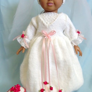 A Charming Wedding, Knitting Patterns for 18-inch Dolls - Immediate Download - PDF - Fit American Girl Dolls