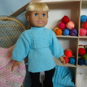 Yarn Shop Ladies, Strickanleitungen für 18-Zoll-Puppen - Sofortiger Download - PDF - Passend für American Girl Doll