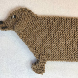 Weiner Dog Scarf – PDF Knitting Pattern - For Immediate Download