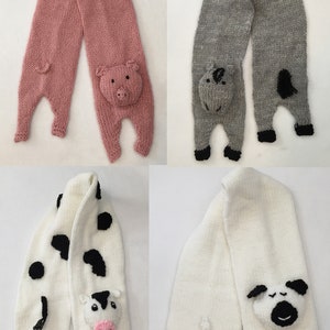 Barnyard Scarves – PDF Knitting Pattern - For Immediate Download