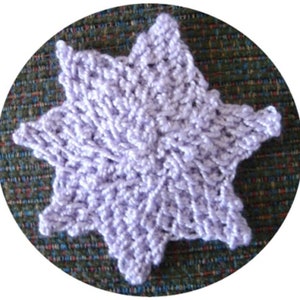 7 Point Star - PDF Knitting Pattern - For Immediate Download
