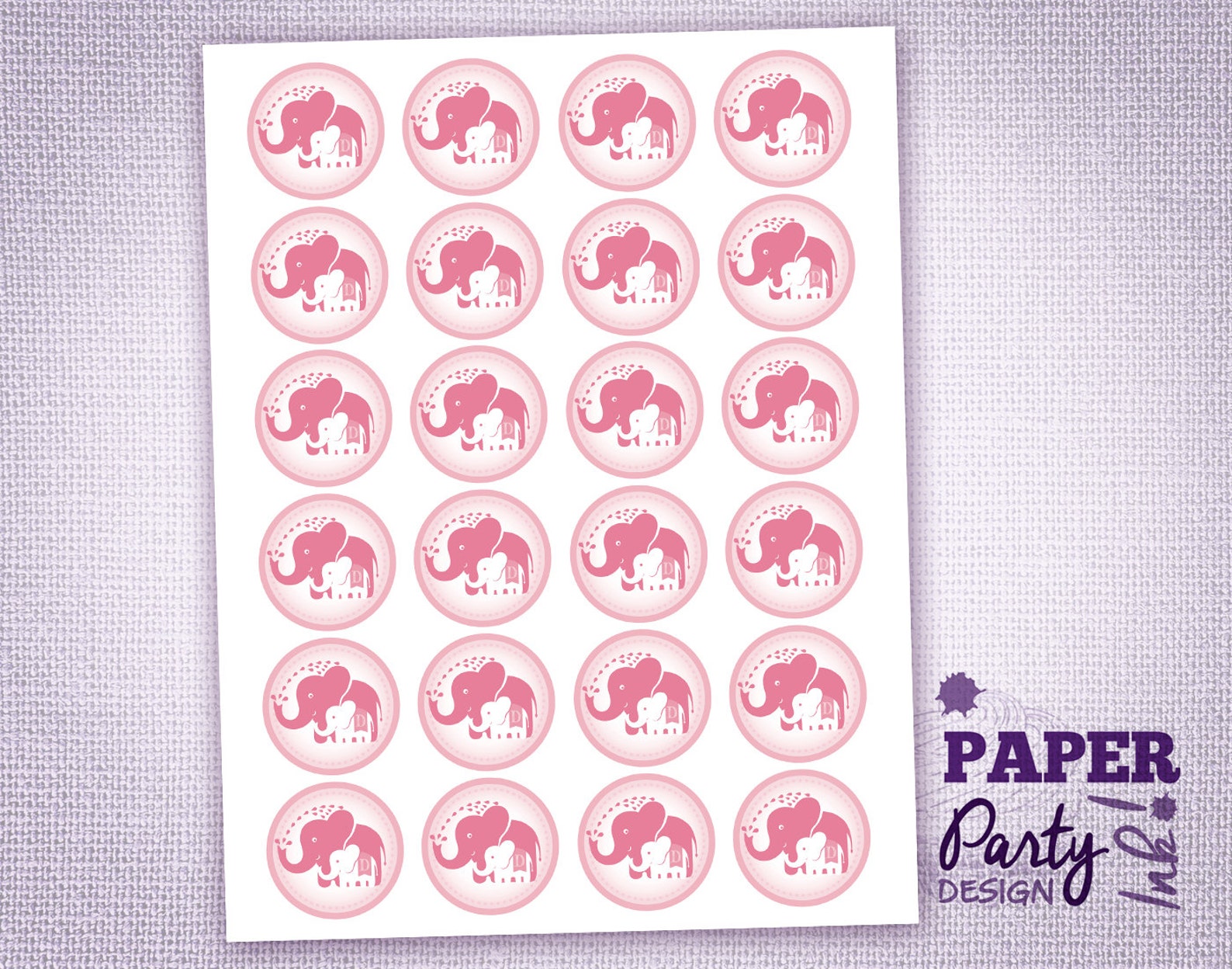 Printable Little Peanut Baby Girl Shower Cupcake Toppers Baby | Etsy