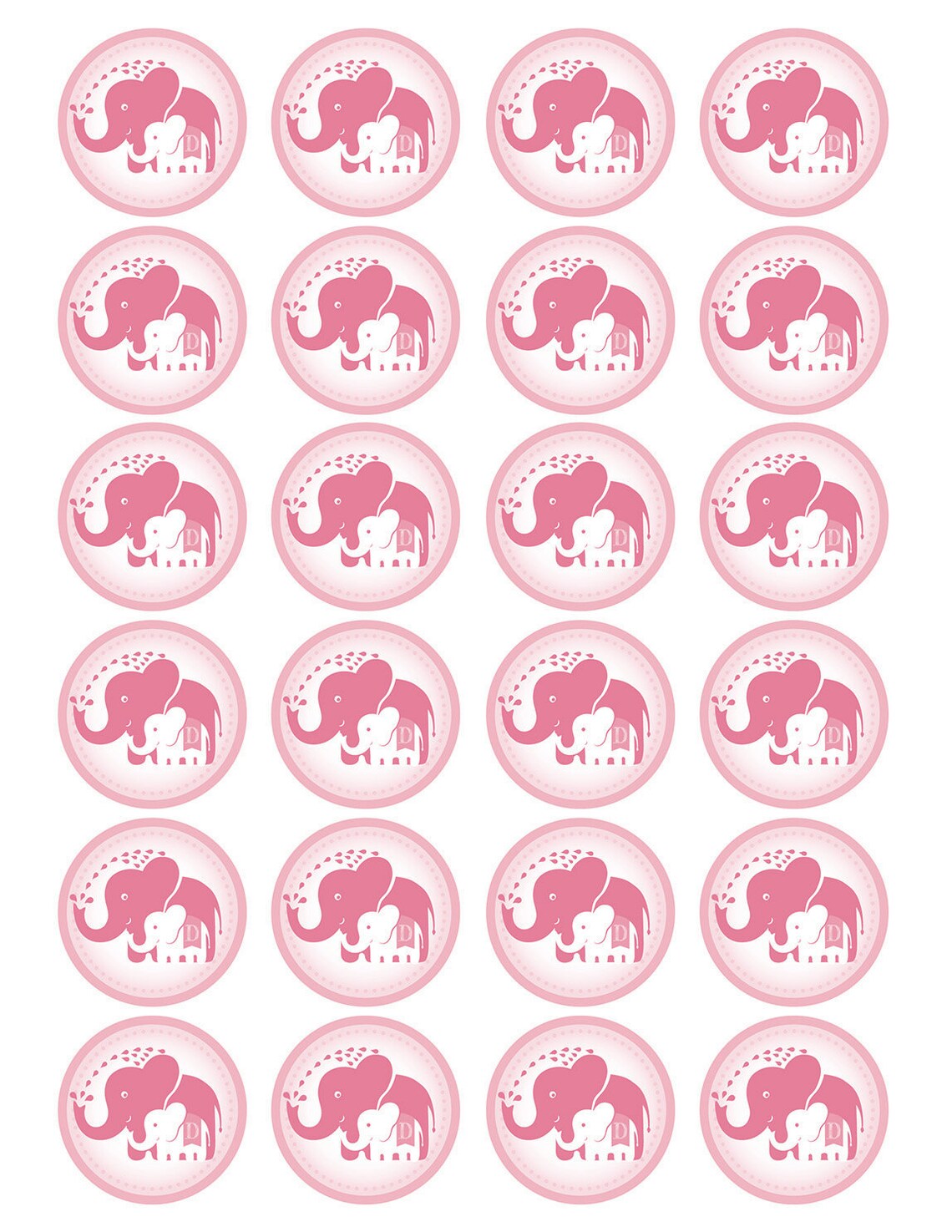 Printable Little Peanut Baby Girl Shower Cupcake Toppers Baby | Etsy