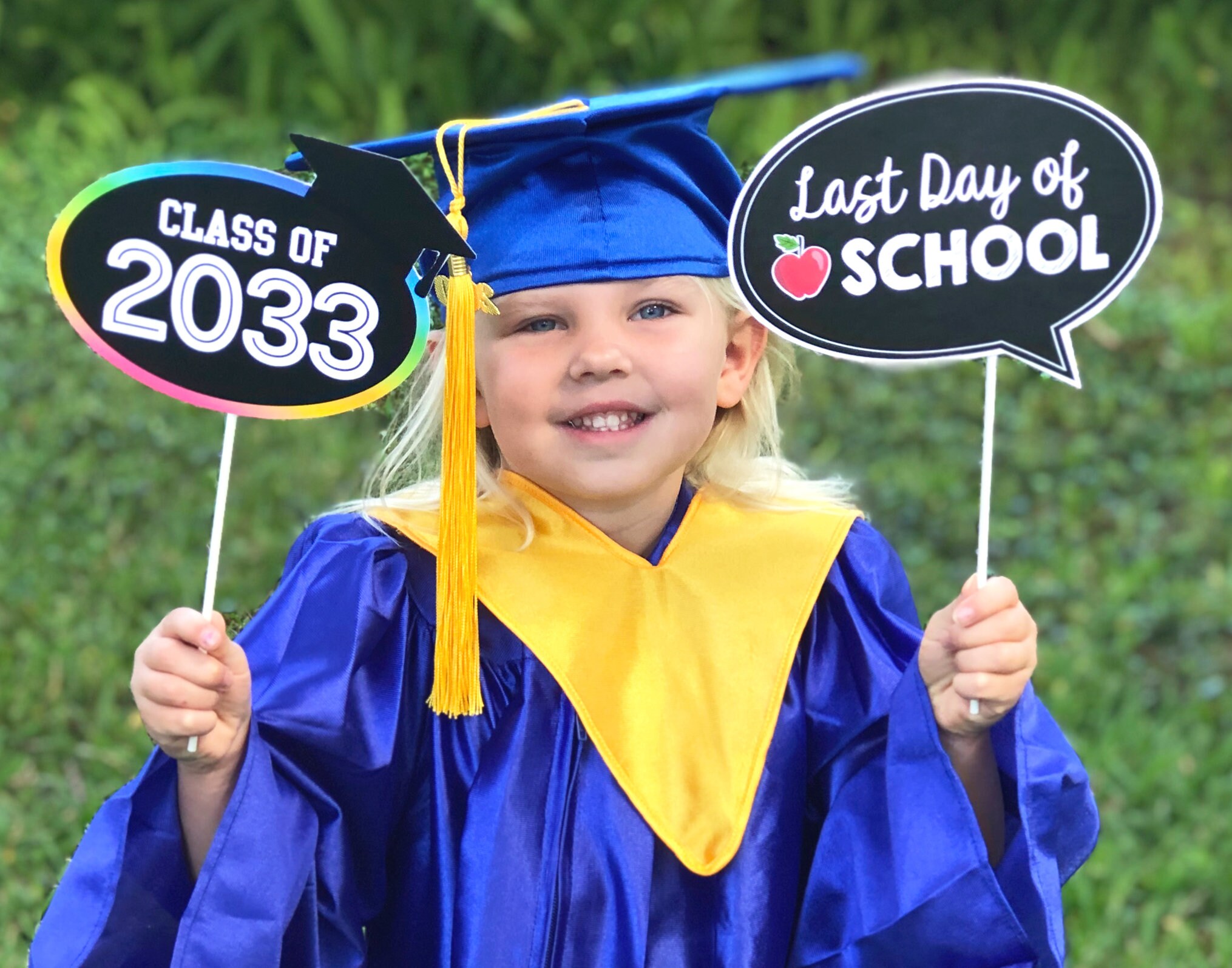 Preschool Graduation Printable Photo Prop Set Pre-K Grad | Etsy