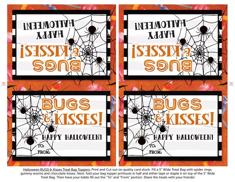 Bugs And Kisses Printable