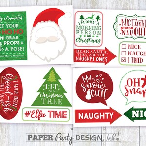 Christmas Photo Prop Set, Christmas Photo Props Digital File, Christmas ...