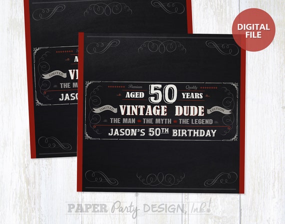 Vintage Dude Hershey Bar Wrapper for 1.55 oz size, Digital Vintage Dude Candy Bar Wrapper, Vintage Dude Chocolate Candy Bar Wrapper