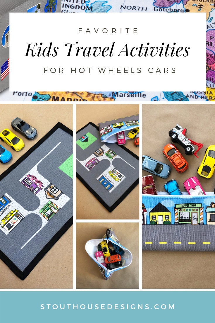 Travel Play Mat for Hot Wheels Cars Car Travel Case / Travel Etsy