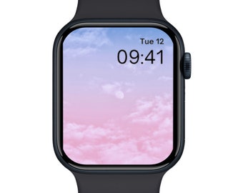 Sky Wallpaper, Apple Watch, Watch Face, Cute Apple Watch, Digital Download, Digital Wallpaper, Smartwatch Background, Instant Download