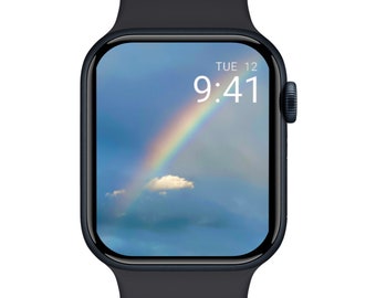 Sky Wallpaper, Apple Watch, Watch Face, Cute Apple Watch, Digital Download, Digital Wallpaper, Smartwatch Background, Instant Download